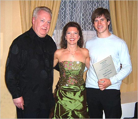 Conductor David Atherton, Tasmin and cellist Guy Johnston